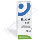 Hyabak 0.15% gtt. 10ml