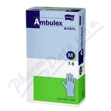 Ambulex Nitryl rukavice nitril. nepudrovan M 100ks