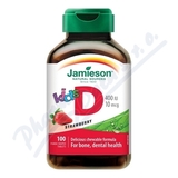 JAMIESON Vitamn D3 Kids jahoda cucac tbl.100
