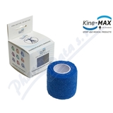 KineMAX Cohesive elast. samofix.  2. 5cmx4. 5m modré