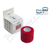 KineMAX Cohesive elast. samofix.  2. 5cmx4. 5m červené