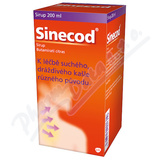 Sinecod 0. 15% sir.  200ml CZ