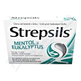 Strepsils Mentol a Eukalyptus 0.6mg-1.2mg pas.24