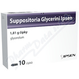 Suppositoria Glycerini Ipsen 1. 81 g čípky 10ks