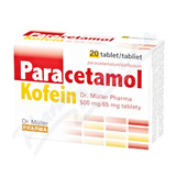 Paracetamol-Kofein Dr. Mller 500mg-65mg tbl. 20