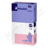 Ambulex Nitryl rukavice nepudrov violet XS 100ks