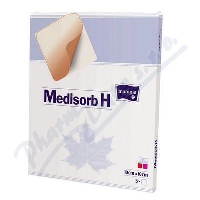 Medisorb H hydrokoloidn kryt steril.10x10cm 5ks