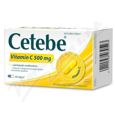 Cetebe Vitamn C 500mg cps.60