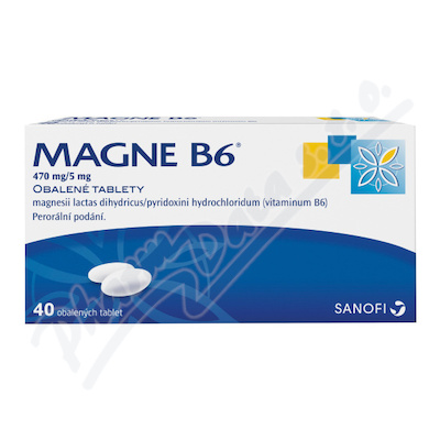 Magne B6 470mg-5mg tbl.obd.40