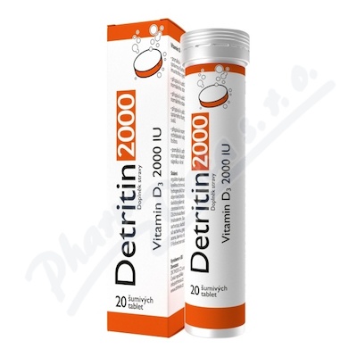 Detritin Vitamin D3 2000 IU 20 umivch tablet