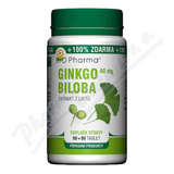 Ginkgo Biloba extrakt 40mg tbl. 90+90 BIO-Pharma