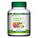 Vlknina 600mg+Chrom 200mcg tbl. 90+30 Bio-Pharma