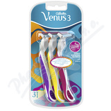 Gillette Venus 3 Multicolor jednorz. holtka 3ks