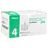 MEDOJECT fine jehly do inzulin. per 32Gx4mm 100ks