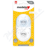 Medela baby Soft Silicone dudlk mod-tran. 0-6m 2ks