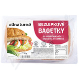Allnature Bezlep. bagetky suš. rajč. bazal. česn. 110g