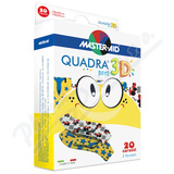 QUADRA 3D Chlapci Dtsk barev.  nplast 2vel.  20ks