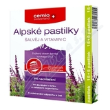 Cemio Alpské pastilky šalvěj a vitamin C pst. 15+5